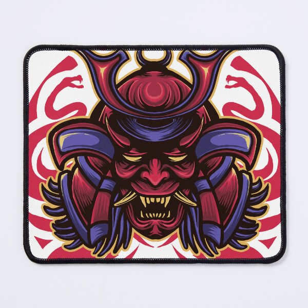 Item preview, Japanese Oni Samurai Mask Graphic designed and sold by RiderSpoon.