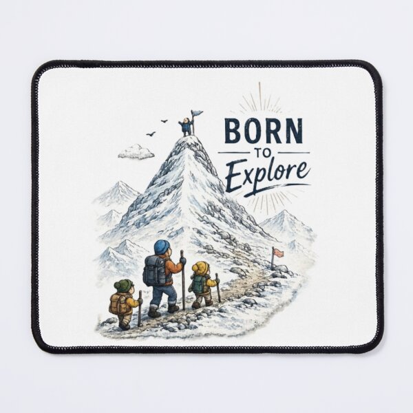 Item preview, Born to Explore designed and sold by DoodleManArt.