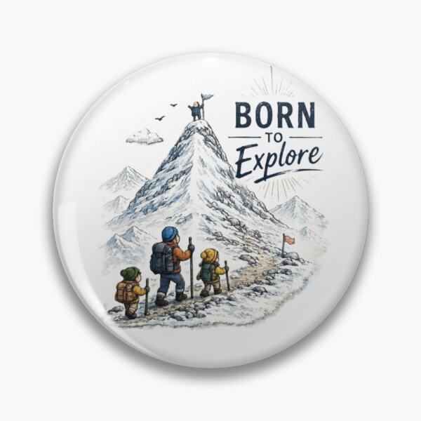 Item preview, Born to Explore designed and sold by DoodleManArt.