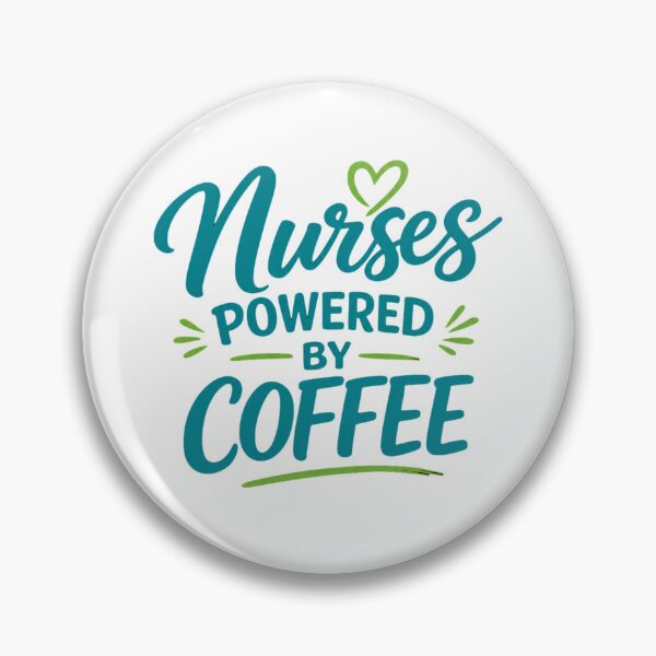 Item preview, Nurses Powered by Coffee designed and sold by ECWhite JR Designs.