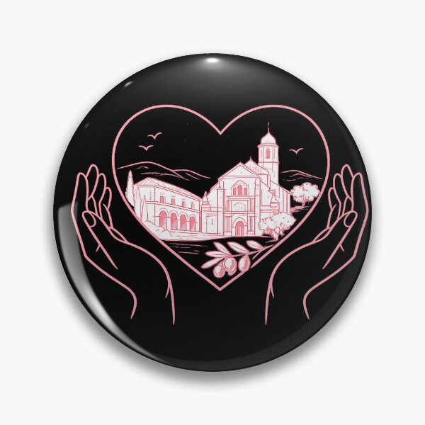 Item preview, Úbeda is More Beautiful if You Give Me Your Hand - Romantic Illustration with Heart and Monuments designed and sold by TrazoLibreCo7.
