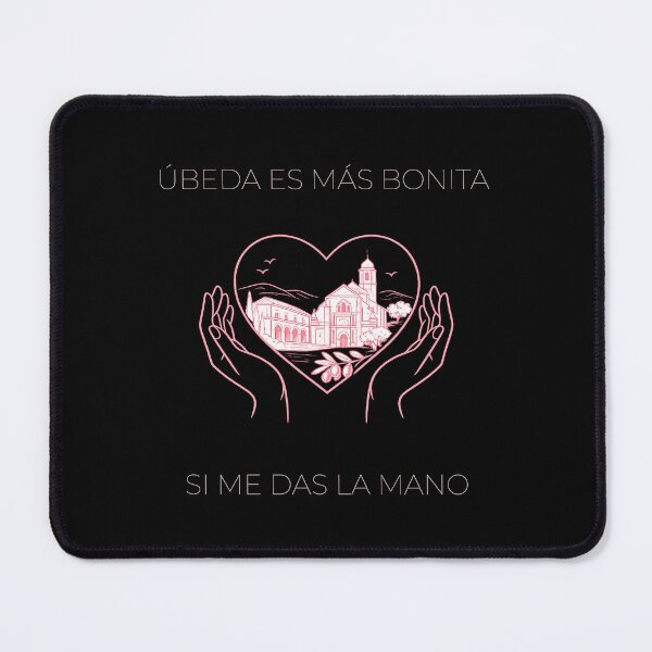 Item preview, Úbeda is More Beautiful if You Give Me Your Hand - Romantic Illustration with Heart and Monuments designed and sold by TrazoLibreCo7.