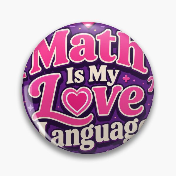 Item preview, Math Is My Love Language Funny Math Student Sticker Back to School Gift designed and sold by RedRubyBubble.