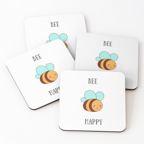 Item preview, Bee Happy White Background designed and sold by BTWCards.