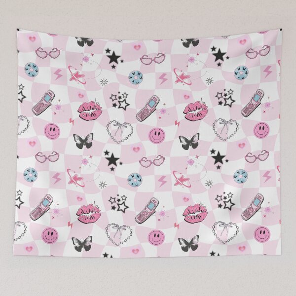 Item preview, Pink Y2K Aesthetic Pattern designed and sold by jianina-alondra.