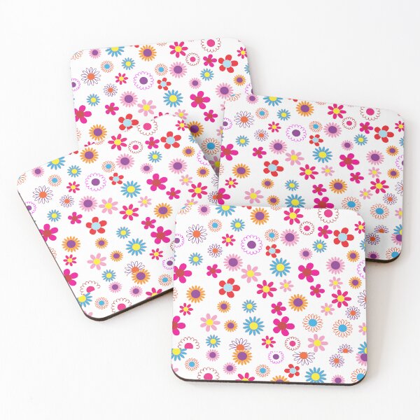 Item preview, Colorful Retro Floral Seamless Pattern designed and sold by Lin-B-Designs.