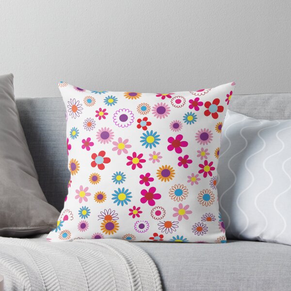 Item preview, Colorful Retro Floral Seamless Pattern designed and sold by Lin-B-Designs.