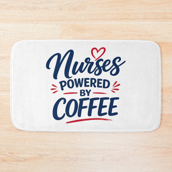 Item preview, Nurses Powered by Coffee designed and sold by ECWhite JR Designs.