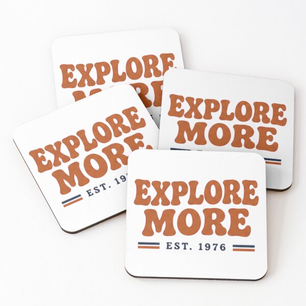 Item preview, Explore More Est 1976 Retro Adventure Typography designed and sold by MWSailingClub.