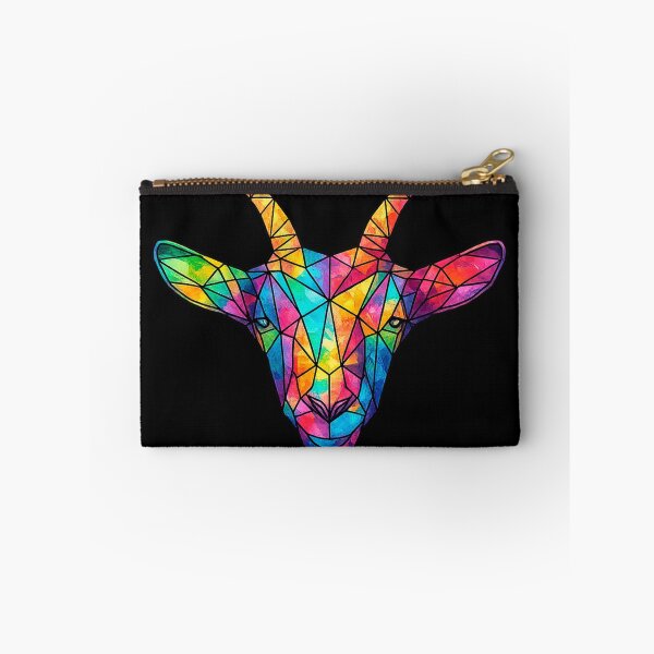 Item preview, Colorful Geometric Goat Head Polygon Art | Vibrant Abstract Animal Wall Art | Modern Low Poly Farm Animal Illustration designed and sold by Geometric Art..