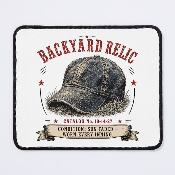Item preview, Backyard Relic Baseball Cap | Vintage Sun Faded Ball Cap Shirt designed and sold by Mikoff04-arts.