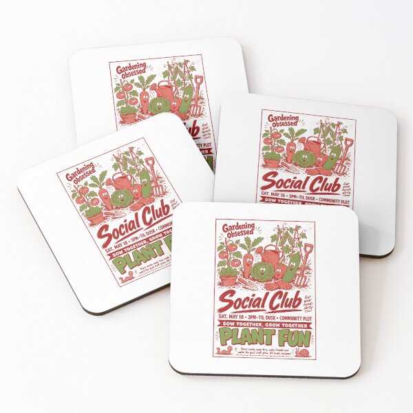 Item preview, Urban Gardening Gardening Obsessed Social Club designed and sold by LuminOrb.