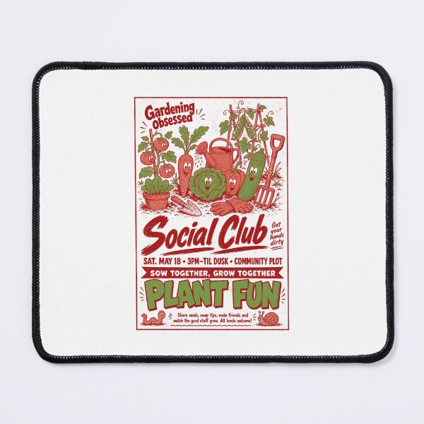 Item preview, Urban Gardening Gardening Obsessed Social Club designed and sold by LuminOrb.