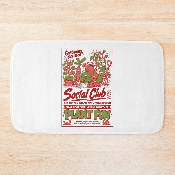 Item preview, Urban Gardening Gardening Obsessed Social Club designed and sold by LuminOrb.