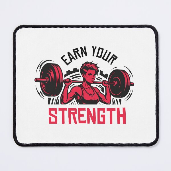 Item preview, Earn Your Strength Tshirt Design designed and sold by CreativeFrndz.