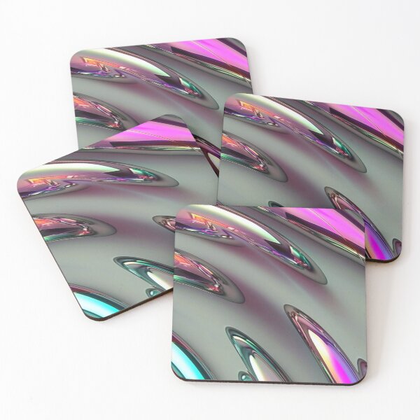 Item preview, Iridescent Holographic Liquid Chrome Metallic Waves designed and sold by LYAN-STORE.
