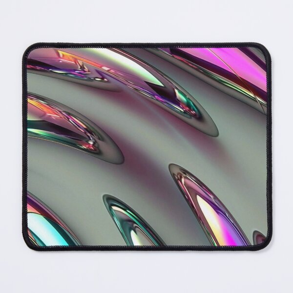 Item preview, Iridescent Holographic Liquid Chrome Metallic Waves designed and sold by LYAN-STORE.
