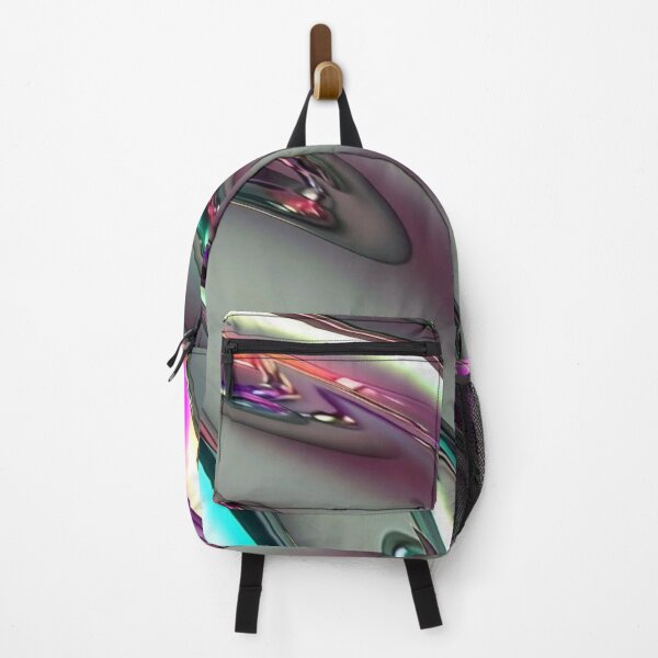 Item preview, Iridescent Holographic Liquid Chrome Metallic Waves designed and sold by LYAN-STORE.