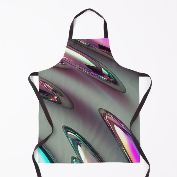 Item preview, Iridescent Holographic Liquid Chrome Metallic Waves designed and sold by LYAN-STORE.