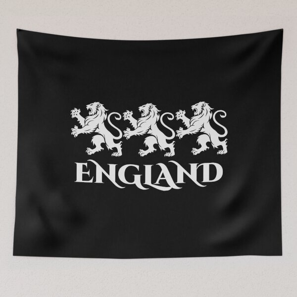 Item preview, England Heraldic Lions British Pride Emblem designed and sold by crouchingpixel.