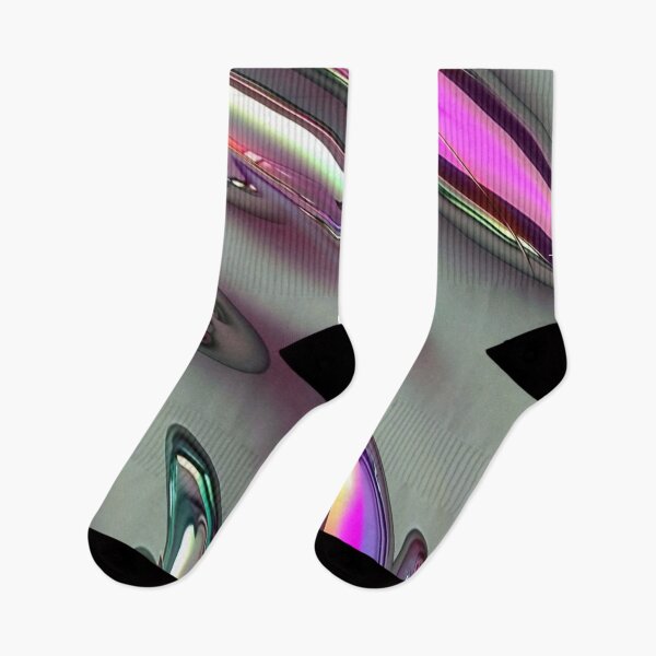 Item preview, Iridescent Holographic Liquid Chrome Metallic Waves designed and sold by LYAN-STORE.
