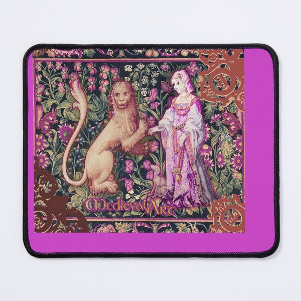 Item preview, Medieval Art - Lady, Dog and the Royal Lion (by ACCI) designed and sold by VanyssaGraphics.
