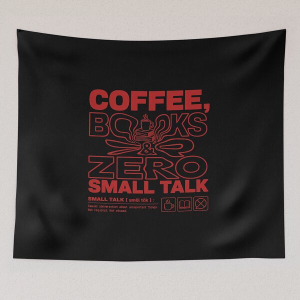 Item preview, Coffee Books & Zero Small Talk designed and sold by StockAnime.