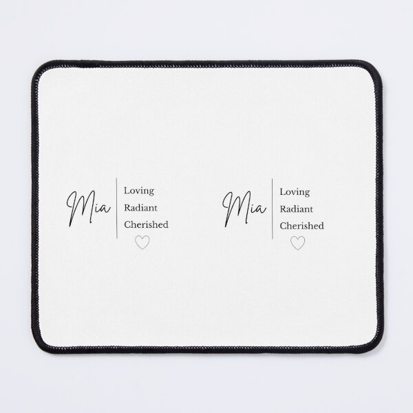 Item preview, Mia Name Meaning Minimalist Typography Art designed and sold by TheNameJournal.