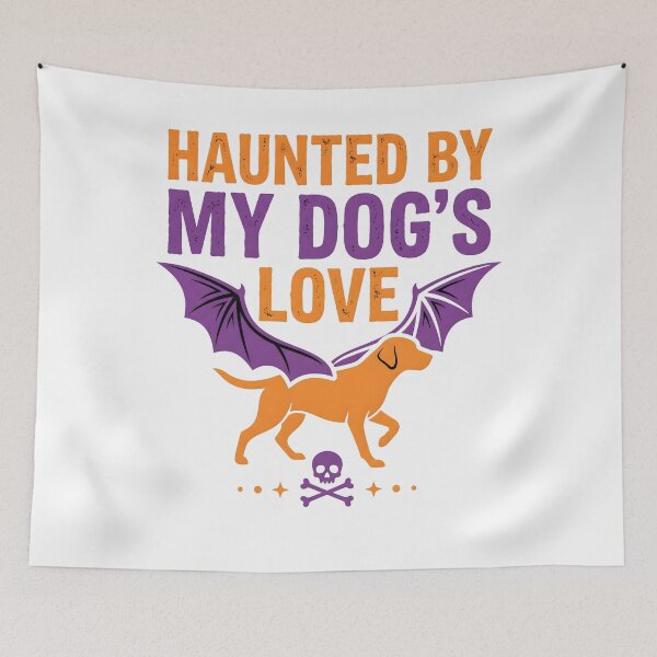 Item preview, Haunted by My Dog's Love Funny Halloween Dog Mom designed and sold by fawzimorsy.