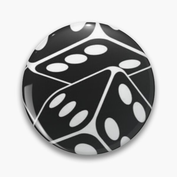 Item preview, Black and White Falling Dice Seamless Game Pattern designed and sold by LYAN-STORE.