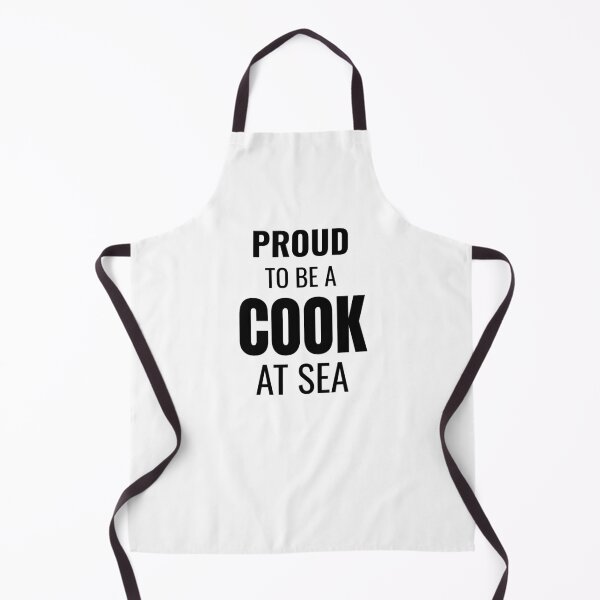 Item preview, Proud to be a Cook at Sea (Black) designed and sold by ShipCrewNation.