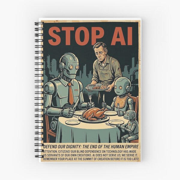 Item preview, Stop AI designed and sold by AlfredoBela.