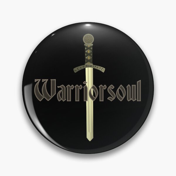 Item preview, Warriorsoul, broadsword, combative, slogan motifs men designed and sold by Kirei-Lily.