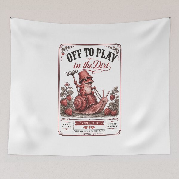 Item preview, Urban Gardening Off To Play In The Dirt designed and sold by LuminOrb.