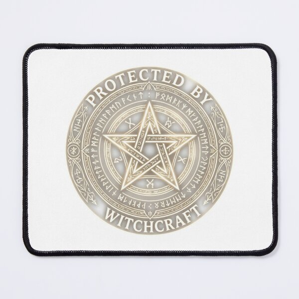 Item preview, Protected by Witchcraft Seal – Vintage Pentacle Protection Sigil Wicca Pagan Design designed and sold by StickerHavenn.