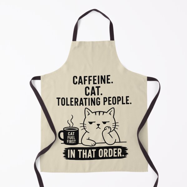 Item preview, Caffeine cat tolerating people designed and sold by SignumShop.