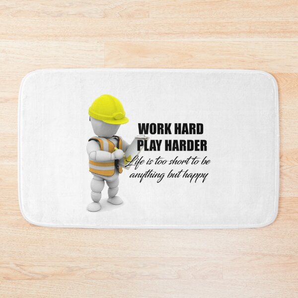 Item preview, Work hard, play harder designed and sold by Lin-B-Designs.