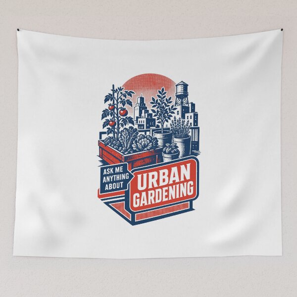 Item preview, Urban Gardening Ask Me Anything about it designed and sold by LuminOrb.