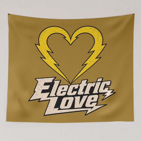 Item preview, Electric Love Retro Vintage Lightning Heart designed and sold by Aliplus+.