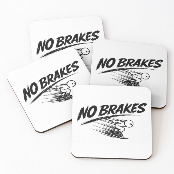Item preview, Zero Mindset #010 – No Brakes | Fearless Roller Skating Design designed and sold by RestartFromZero.