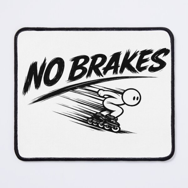 Item preview, Zero Mindset #010 – No Brakes | Fearless Roller Skating Design designed and sold by RestartFromZero.