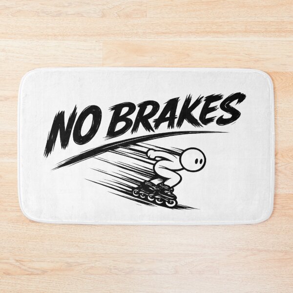 Item preview, Zero Mindset #010 – No Brakes | Fearless Roller Skating Design designed and sold by RestartFromZero.