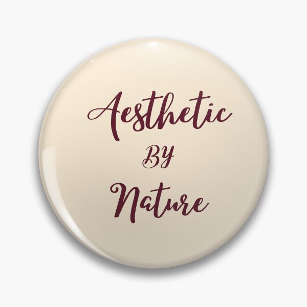 Item preview, Aesthetic By Nature | Burgundy Cursive Calligraphy Typography designed and sold by Sparkle First Co..