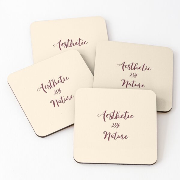 Item preview, Aesthetic By Nature | Burgundy Cursive Calligraphy Typography designed and sold by Sparkle First Co..