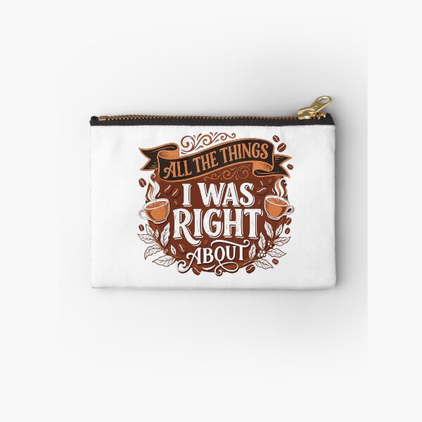Item preview, All The Things I Was Right About Retro Coffee Addict Caffeine Classic T-Shirt designed and sold by pawsome purrfect.