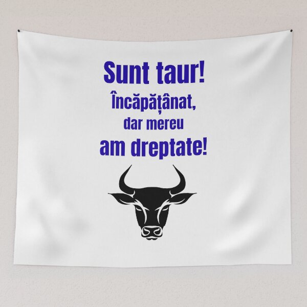 Item preview, Funny Taurus Zodiac Sign - Bold Typography Graphic designed and sold by Funnygiftsstudio .