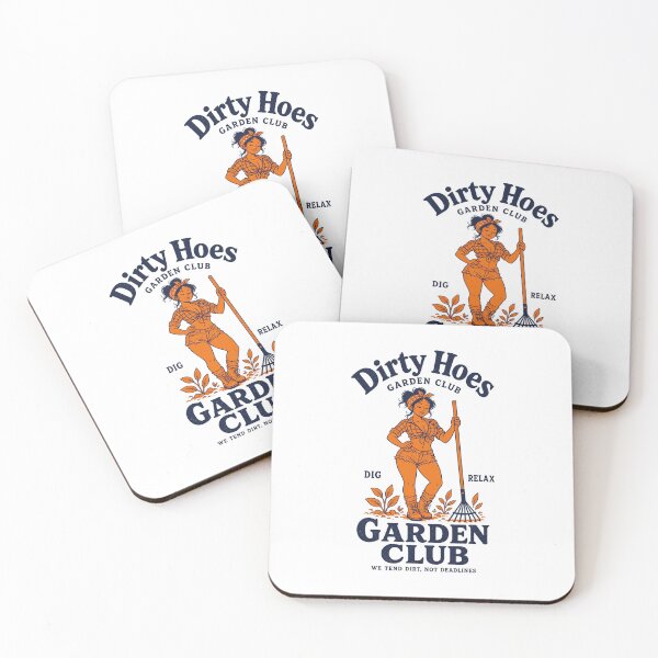 Item preview, Dirty Hoes Garden Club Organic Gardening designed and sold by LuminOrb.