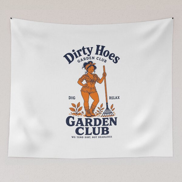 Item preview, Dirty Hoes Garden Club Organic Gardening designed and sold by LuminOrb.