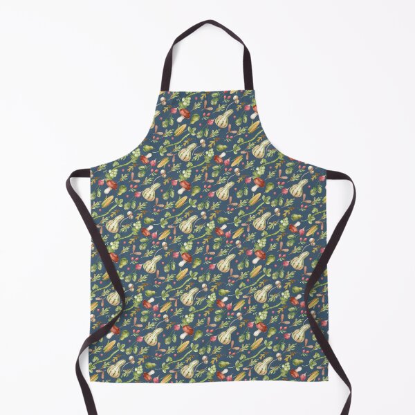 Item preview, Autumn Harvest Pattern with Vegetables, Fruits & Forest Elements designed and sold by White Rabbit Design .
