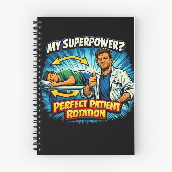 Item preview, My Superpower? Perfect Patient Rotation | Radiology Comic Humor designed and sold by Timeless Junction.